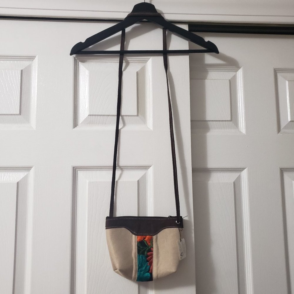 NWT Handmade Embroidered Crossbody from Guatemala
